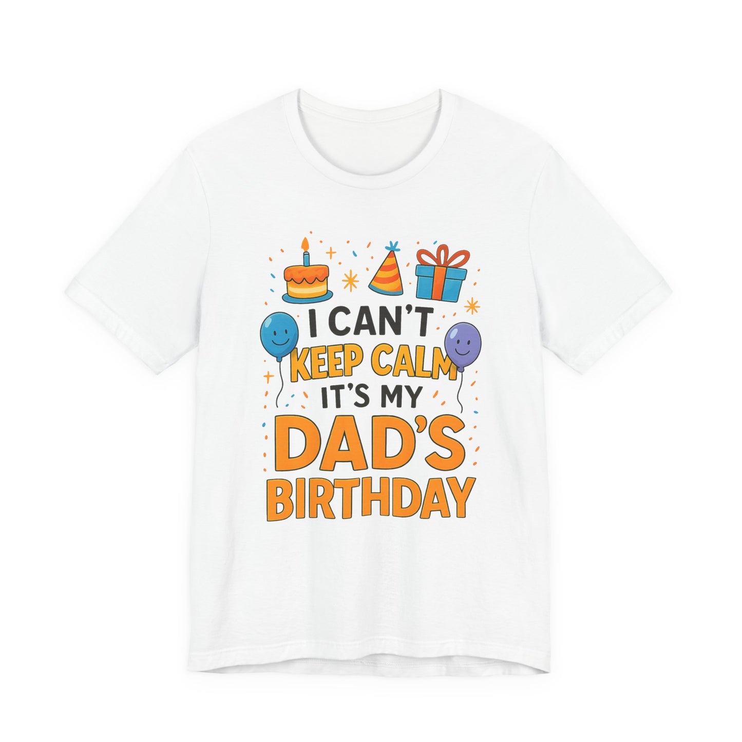 Geburtstagsgeschenk für Papa: Ich kann nicht ruhig bleiben, es ist Papas Geburtstag! Alles Gute zum Geburtstag, Papa!