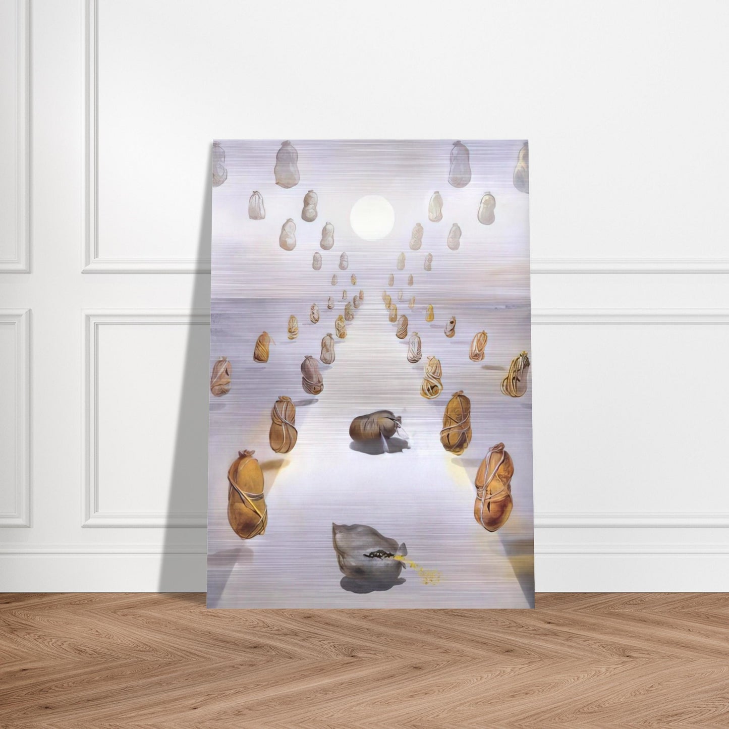 THE PATH OF ENIGMAS SECOND VERSION - Salvador Dali Brushed Aluminum Print - 70x100 cm / 28x40 inches | Salvador Dali Aluminum Print | Salvador Dali Prints