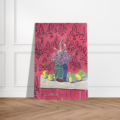 STILL LIFE WITH LEMONS 1943 - Henri Matisse Brushed Aluminum Print - 70x100 cm / 28x40 inches | Henri Matisse Aluminum Print | Henri Matisse Prints