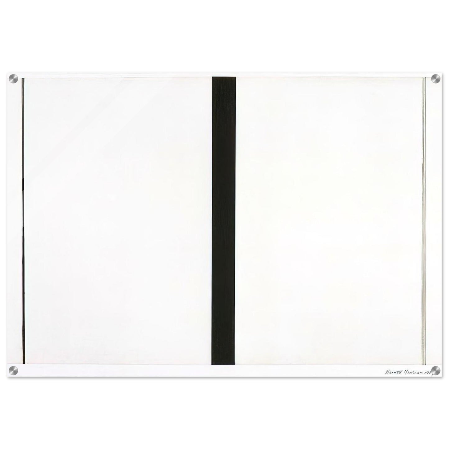 Untitled Etching #1 - Barnett Newman Acrylic Print - 70x100 cm / 28x40″ inches