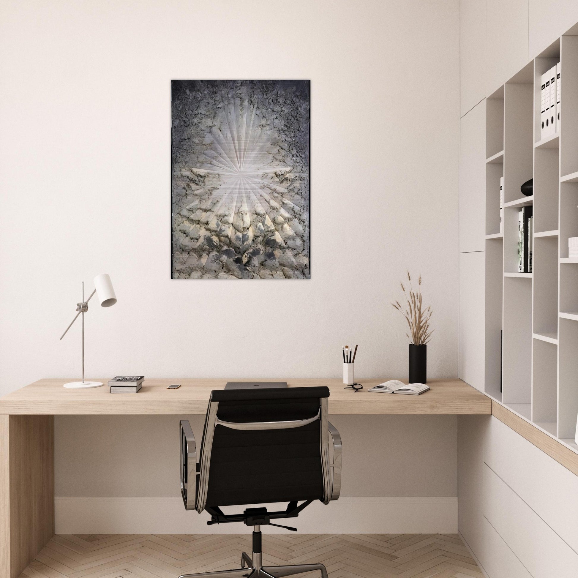 Jay DeFeo/BIG/The Rose - Jay DeFeo Brushed Aluminum Print - 70x100 cm / 28x40 inches | Jay DeFeo Aluminum Print | Jay DeFeo Prints
