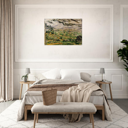 Mont Sainte-Victoire with Large Pine - Paul Cézanne Acrylic Print - 70x100 cm / 28x40″ inches | Paul Cézanne Wall Art | Paul Cézanne Prints