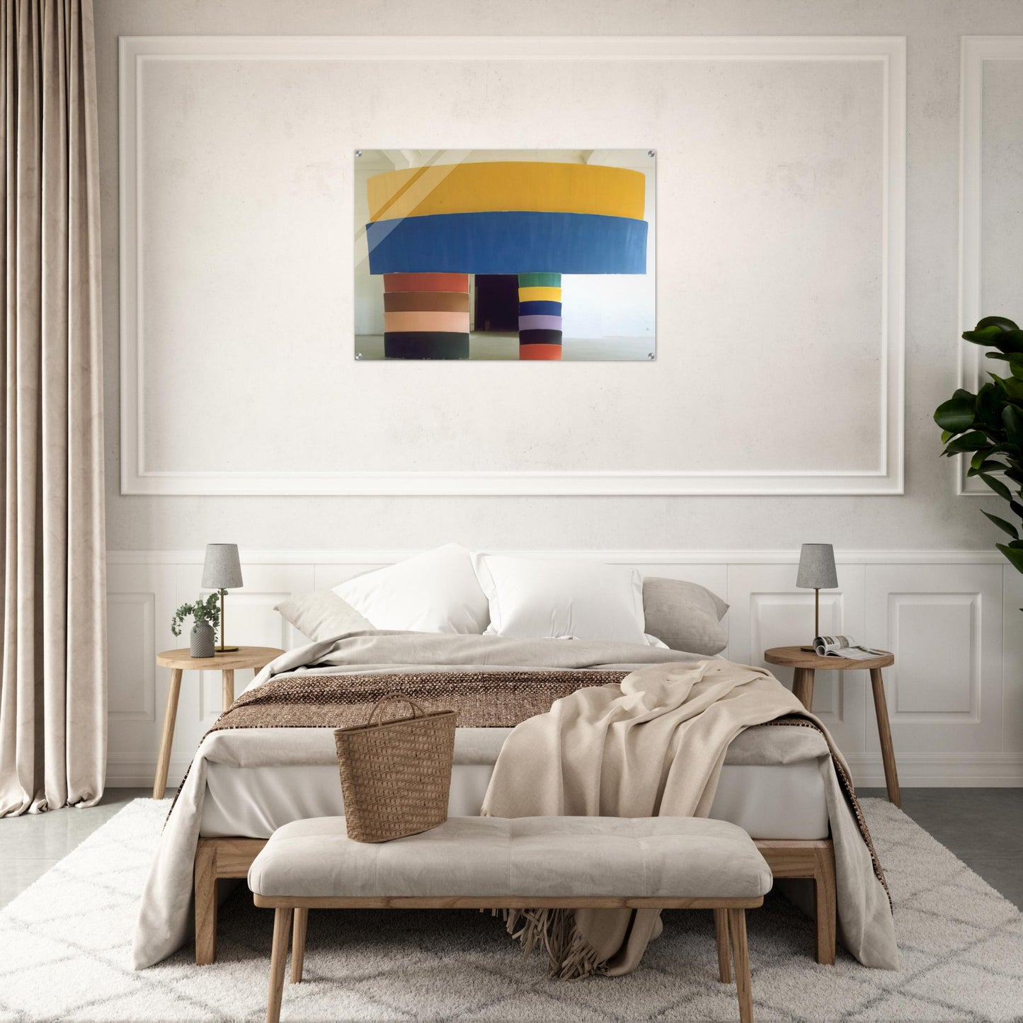 Entrance - 1972 - Ron Gorchov Acrylic Print - 70x100 cm / 28x40″ inches