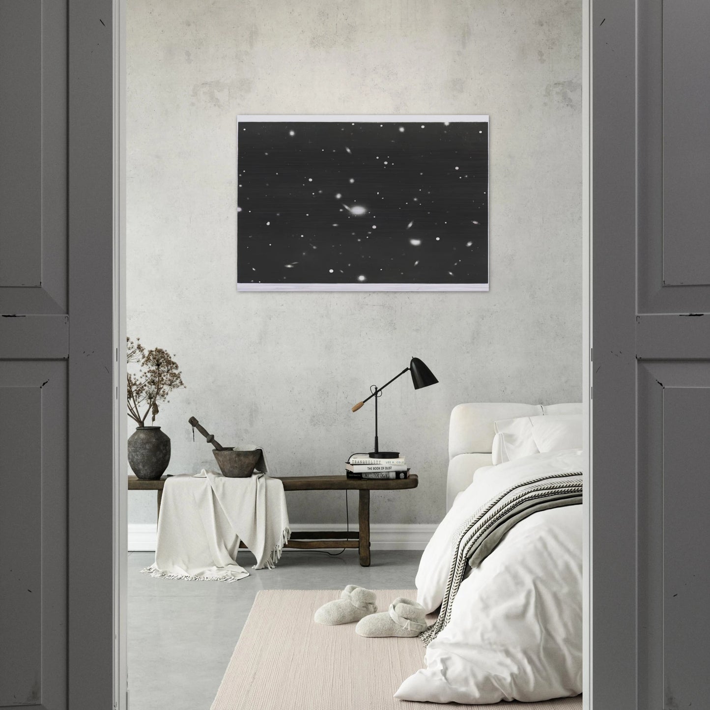 GALAXY 1975 - Vija Celmins Brushed Aluminum Print - 70x100 cm / 28x40 inches | Vija Celmins Aluminum Print | Vija Celmins Prints
