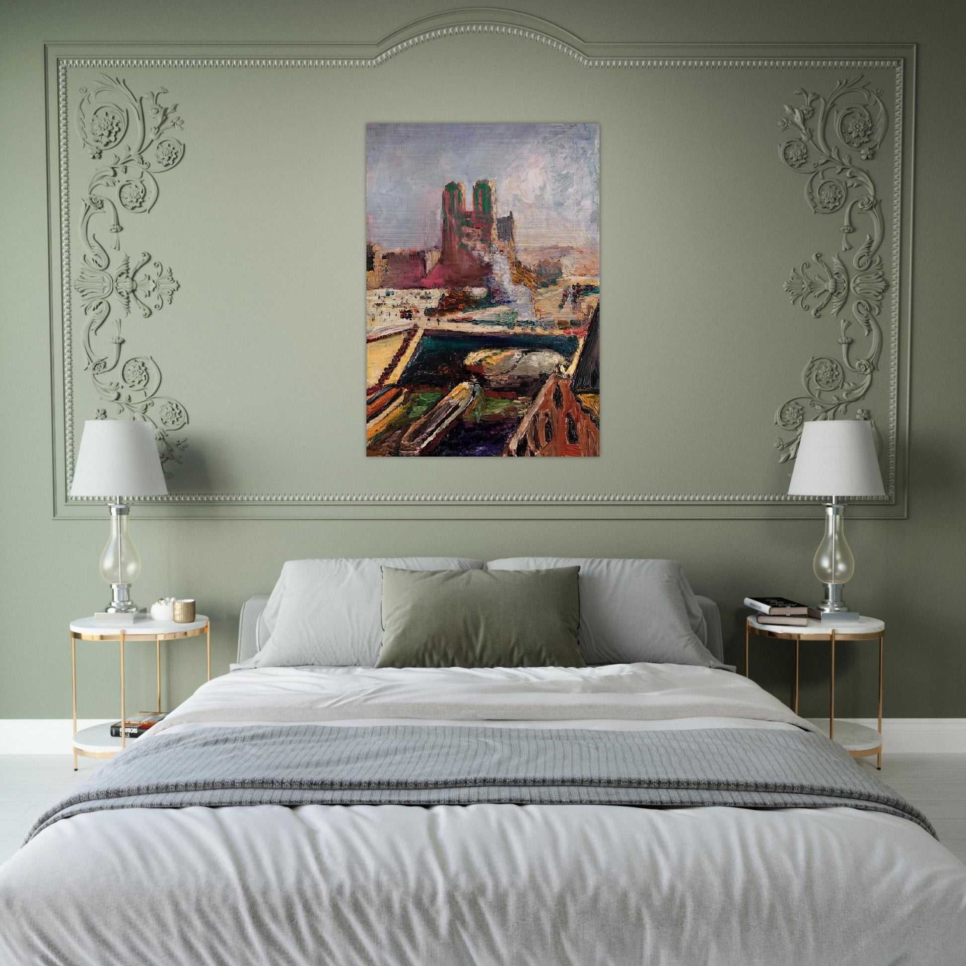 NOTRE DAME 1900 - Henri Matisse Brushed Aluminum Print - 70x100 cm / 28x40 inches | Henri Matisse Aluminum Print | Henri Matisse Prints