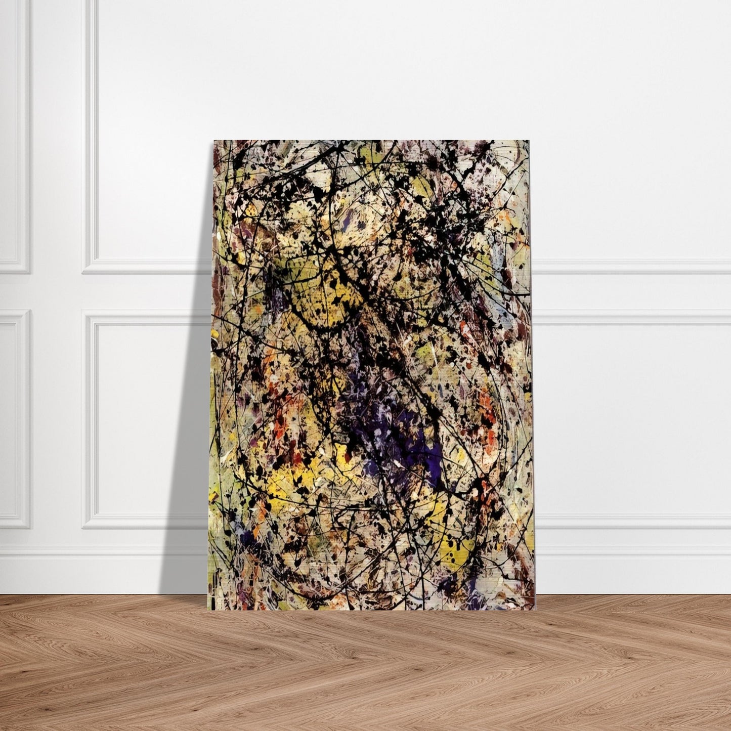 REFLECTIONS OF THE BIG DIPPER 1947 - Jackson Pollock Brushed Aluminum Print - 70x100 cm / 28x40 inches | Jackson Pollock Aluminum Print | Jackson Pollock Prints
