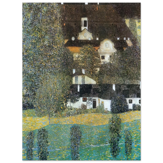 Gustav Klimt - SCHLOSS KAMMER AM ATTERSEE II 1909  75x100 cm / 30x40inches Fine Art Poster