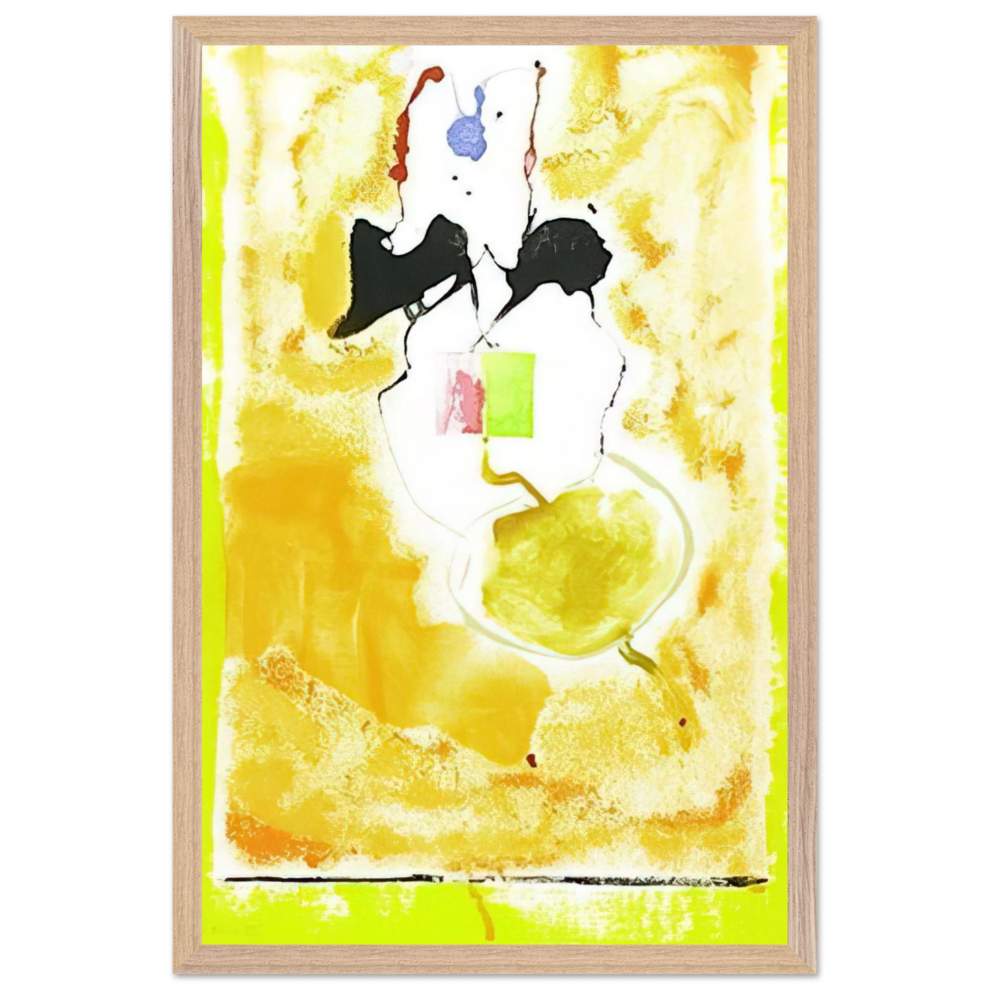 Helen Frankenthaler - Solar Imp - 2001 Wall art - 21x29.7 cm / 8x12" - Fine Art Poster-canvas - -