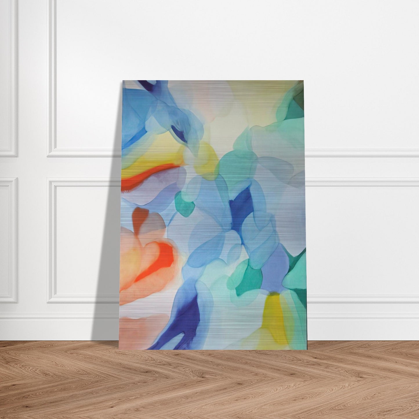 The Light in the Depths - Alice Baber Brushed Aluminum Print - 70x100 cm / 28x40 inches | Alice Baber Aluminum Print | Alice Baber Prints