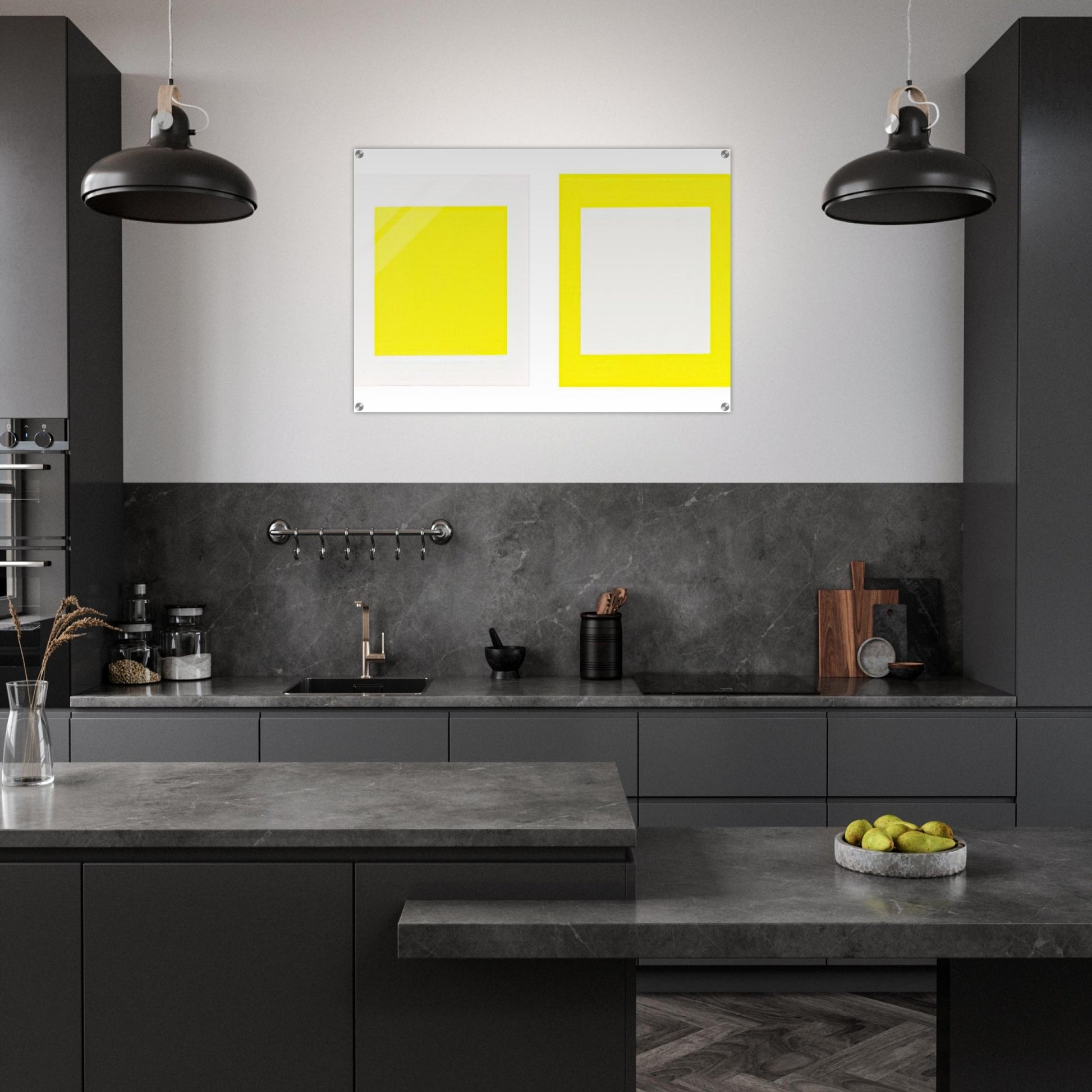 Untitled Cadmium Yellow Light - 1990 - Donald Judd Acrylic Print - 70x100 cm / 28x40″ inches | Donald Judd Wall Art | Donald Judd Prints