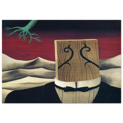 THE CONQUEROR 1926 - Rene Magritte Brushed Aluminum Print - 70x100 cm / 28x40 inches | Rene Magritte Aluminum Print | Rene Magritte Prints