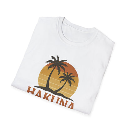 Hakuna Matata Retro-T-Shirt mit Grafik, „Keine Sorgen“-Shirt mit positiver Ausstrahlung, Vintage-T-Shirt im 90er-Jahre-Stil, Shirt mit Wohlfühl-Zitat, Unisex-Geschenk