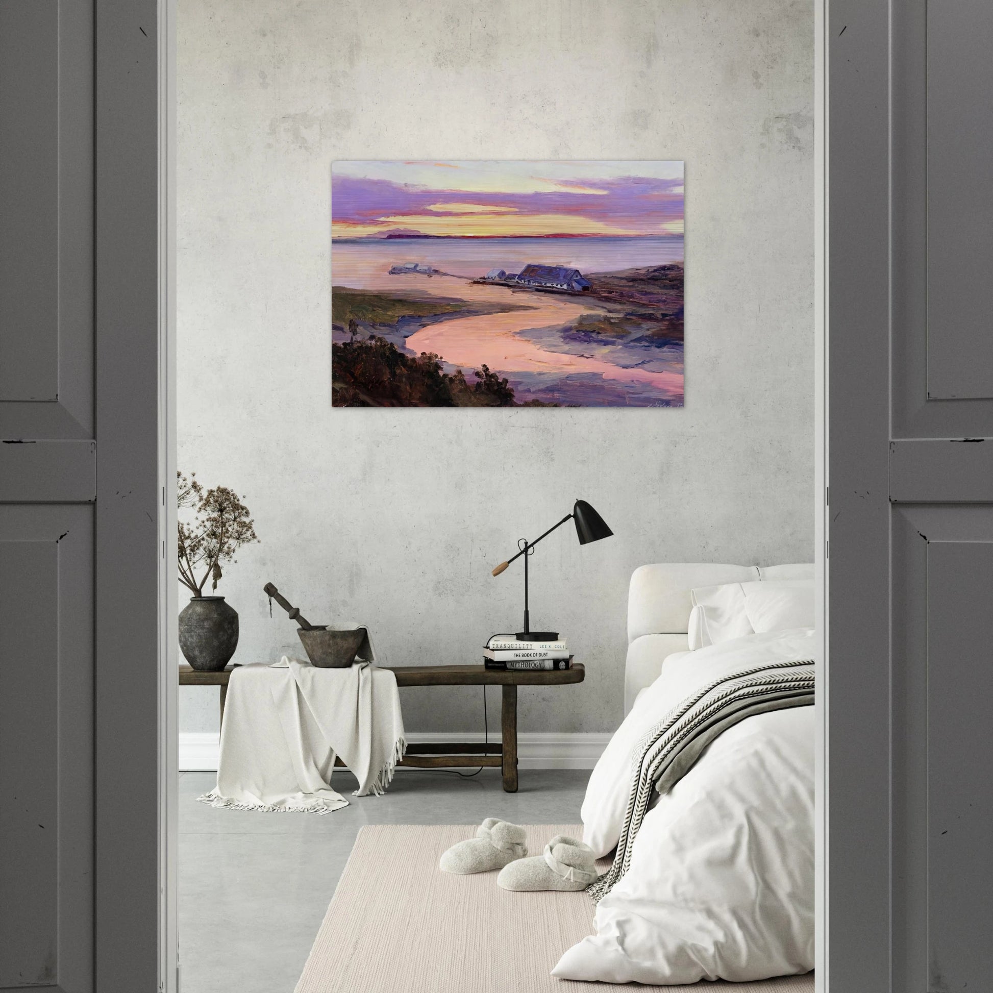 Emard Salmon Cannery - 1915 - Sydney Laurence Brushed Aluminum Print - 70x100 cm / 28x40 inches | Sydney Laurence Aluminum Print | Sydney Laurence Prints