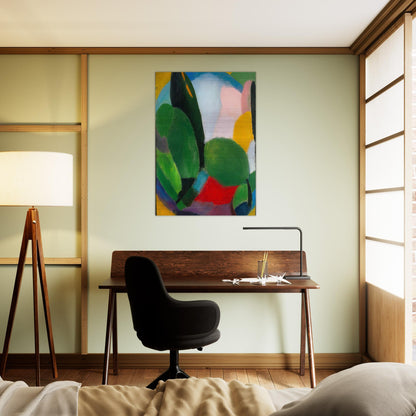 VARIATION 1916 - Alexej von Jawlensky Brushed Aluminum Print - 70x100 cm / 28x40 inches | Alexej von Jawlensky Aluminum Print | Alexej von Jawlensky Prints