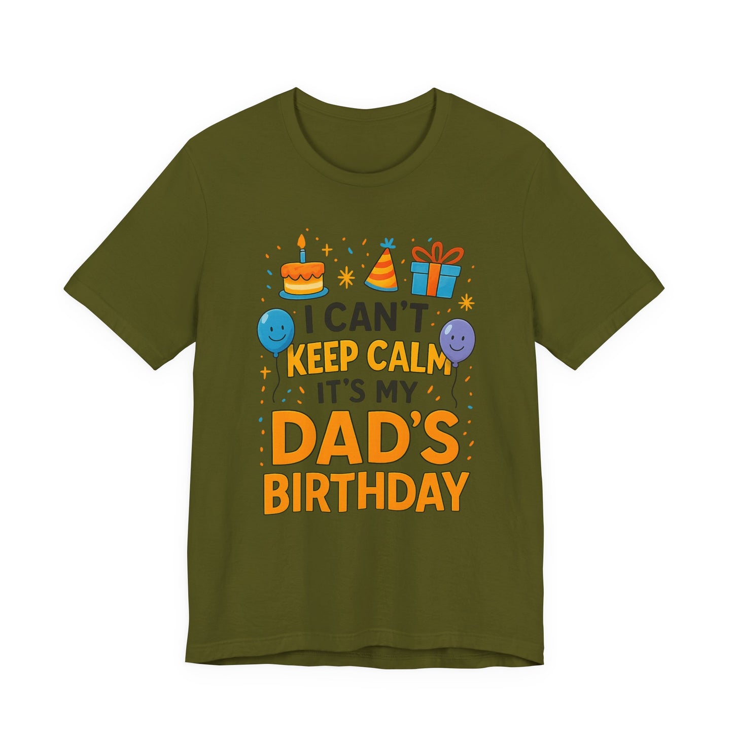 Geburtstagsgeschenk für Papa: Ich kann nicht ruhig bleiben, es ist Papas Geburtstag! Alles Gute zum Geburtstag, Papa!