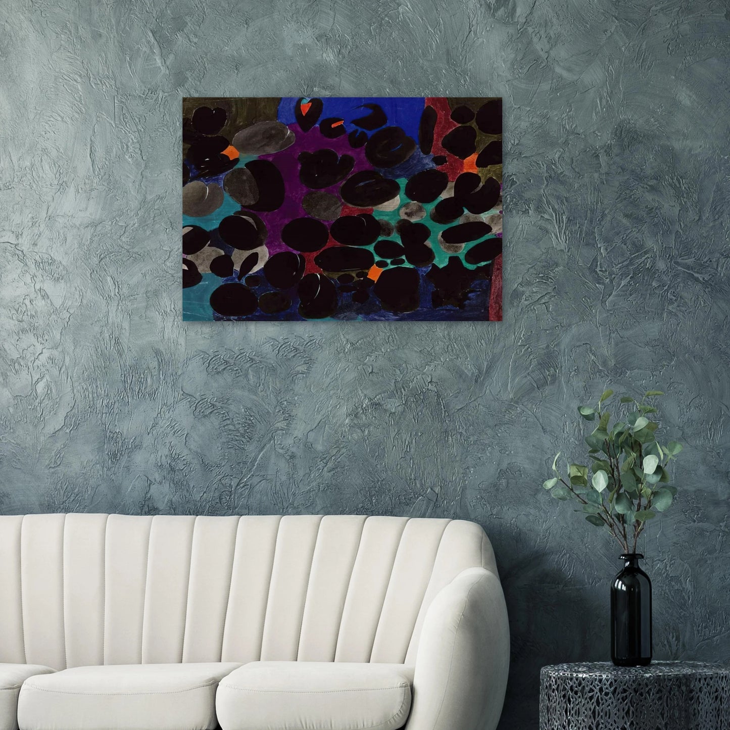 Plumen - 1957 - Johannes Itten Brushed Aluminum Print - 70x100 cm / 28x40 inches | Johannes Itten Aluminum Print | Johannes Itten Prints