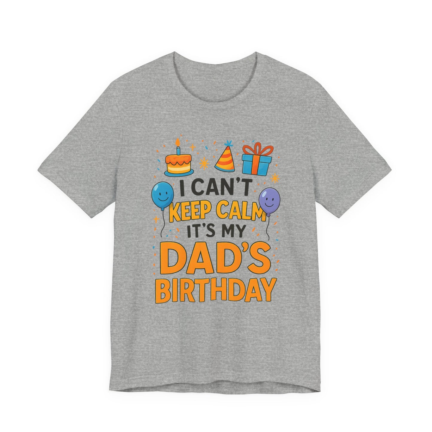 Geburtstagsgeschenk für Papa: Ich kann nicht ruhig bleiben, es ist Papas Geburtstag! Alles Gute zum Geburtstag, Papa!