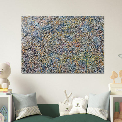 Presence Amaranth Garden - Richard Pousette-Dart Acrylic Print - 70x100 cm / 28x40″ inches