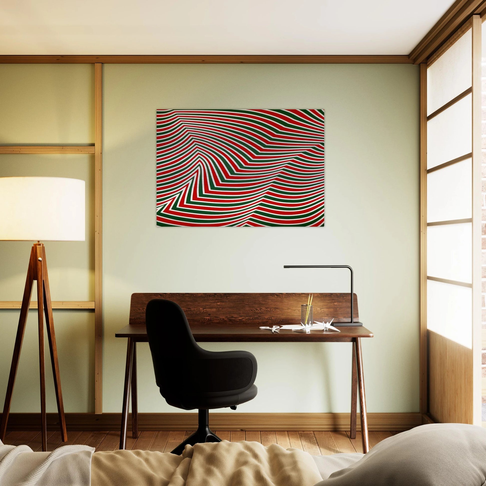 Swirling Retina - Marcel Barbeau Brushed Aluminum Print - 70x100 cm / 28x40 inches | Marcel Barbeau Aluminum Print | Marcel Barbeau Prints