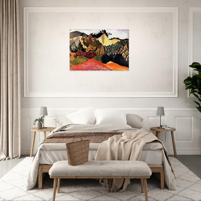 IN THE QUARRY - Paul Klee Acrylic Print - 70x100 cm / 28x40″ inches | Paul Klee Wall Art | Paul Klee Prints
