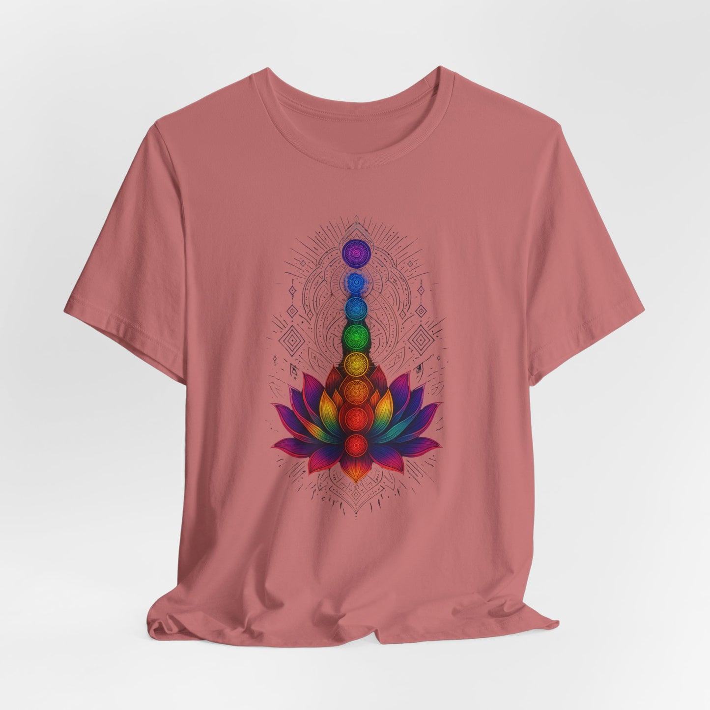 Chakra-Lotusblume, spiritueller Yoga-Liebhaber