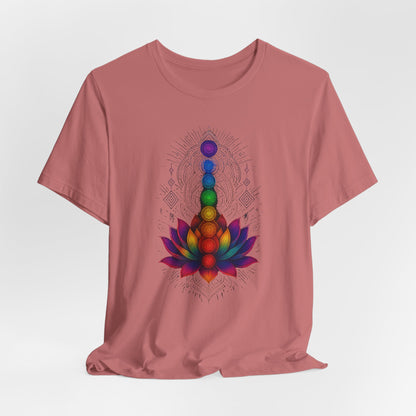 Chakra-Lotusblume, spiritueller Yoga-Liebhaber