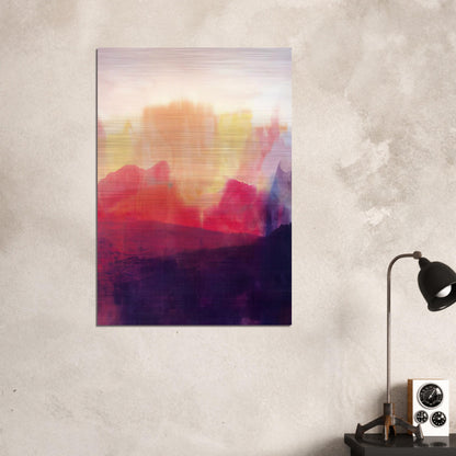 The Source - 1993 - Ronnie Landfield Brushed Aluminum Print - 70x100 cm / 28x40 inches | Ronnie Landfield Aluminum Print | Ronnie Landfield Prints