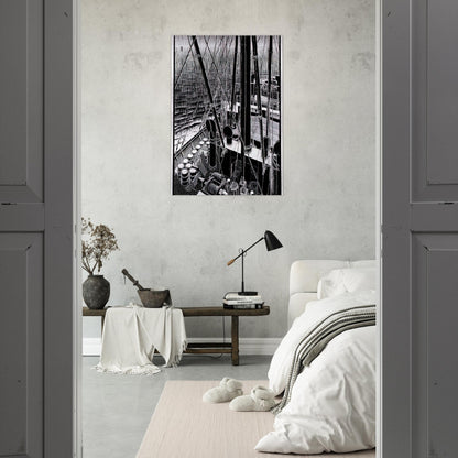 FREIGHTER SEPTEMBER 1936 1936 - MC Escher Brushed Aluminum Print - 70x100 cm / 28x40 inches | MC Escher Aluminum Print | MC Escher Prints | Maurits Cornelis Escher Prints