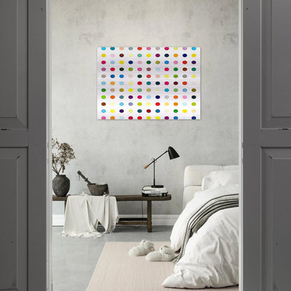 LSD - Damien Hirst Brushed Aluminum Print - 70x100 cm / 28x40 inches | Damien Hirst Aluminum Print | Damien Hirst Prints