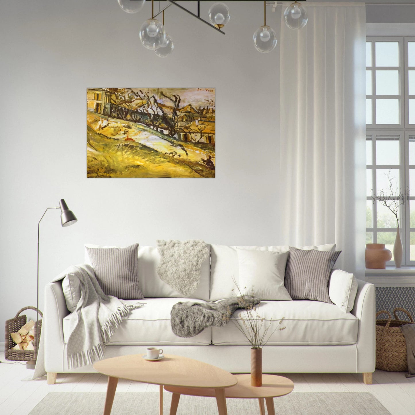 LANDSCAPE 1 - Chaim Soutine Brushed Aluminum Print - 70x100 cm / 28x40 inches | Chaim Soutine Aluminum Print | Chaim Soutine Prints