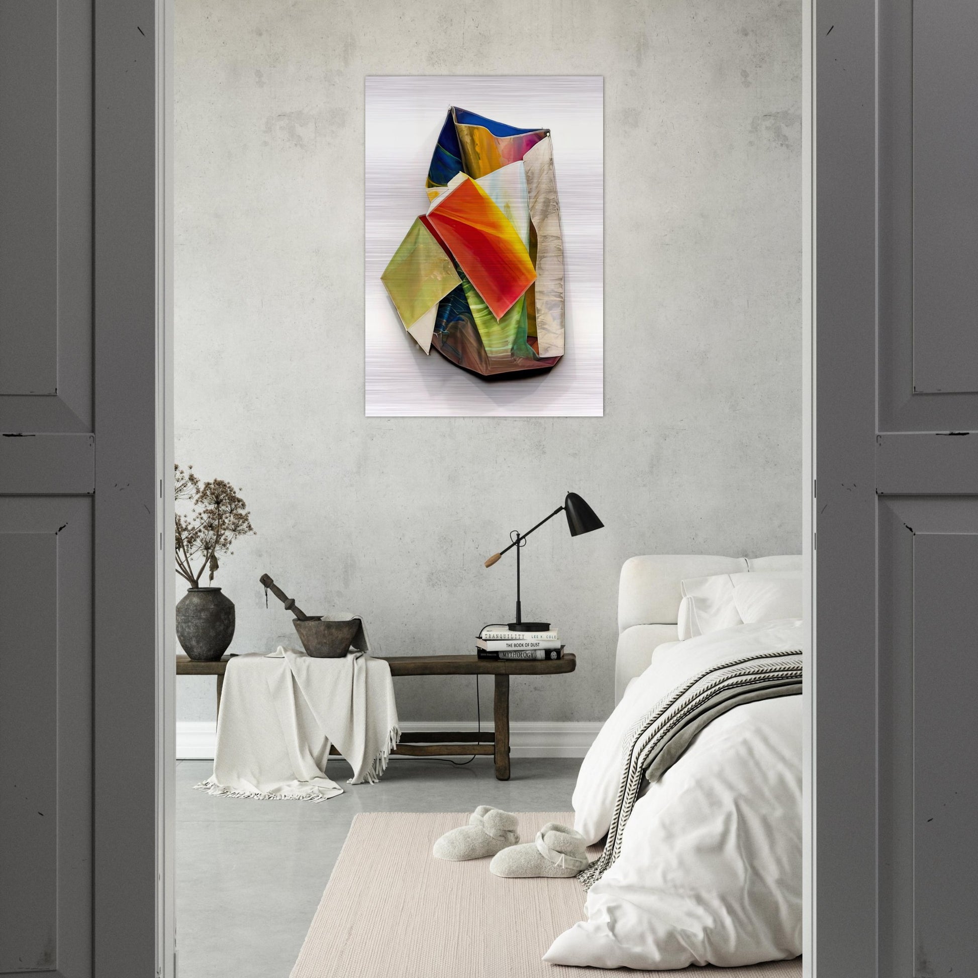 Sac 2 - Sam Gilliam Brushed Aluminum Print - 70x100 cm / 28x40 inches | Sam Gilliam Aluminum Print | Sam Gilliam Prints