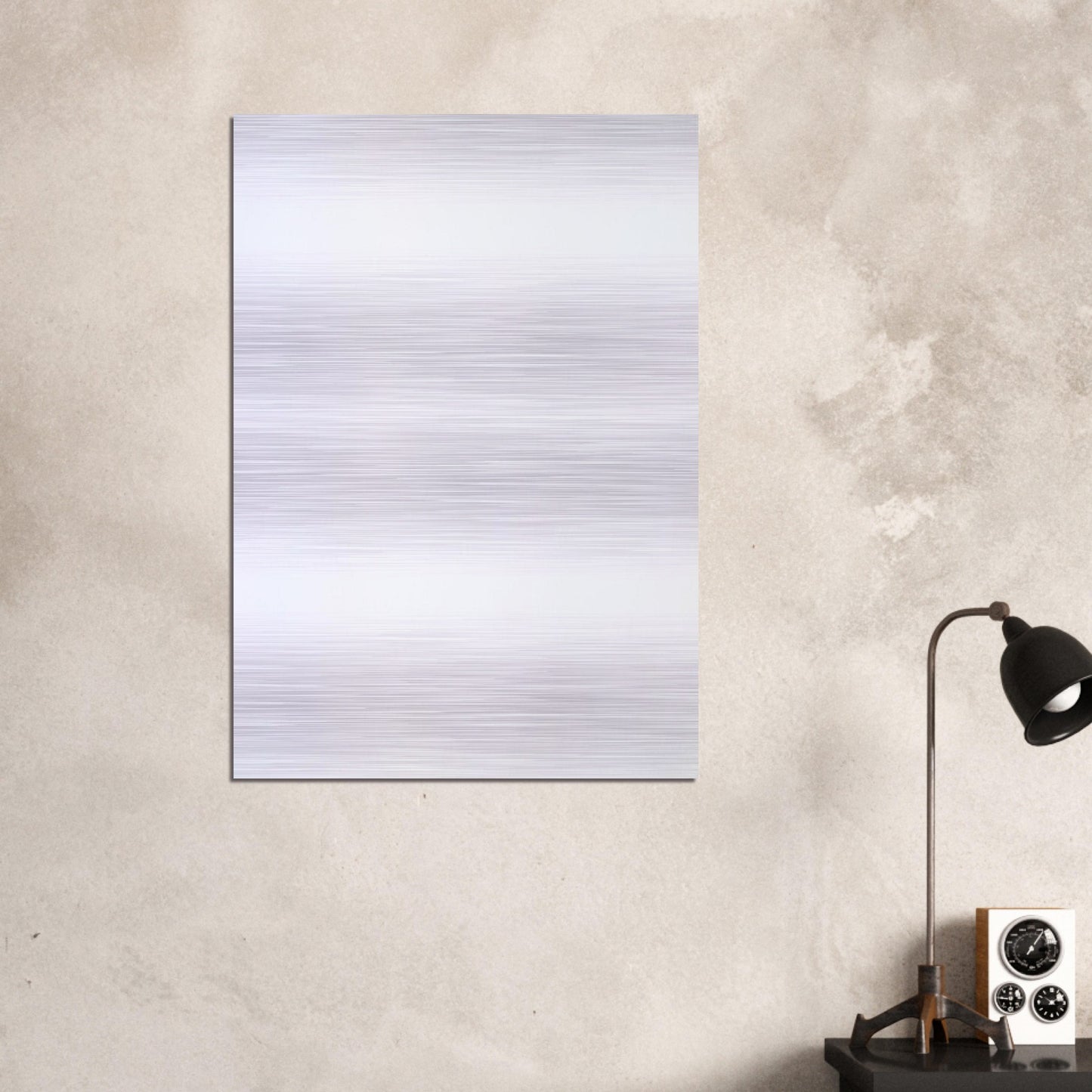 The Big N - Al Held Brushed Aluminum Print - 70x100 cm / 28x40 inches | Al Held Aluminum Print | Al Held Prints