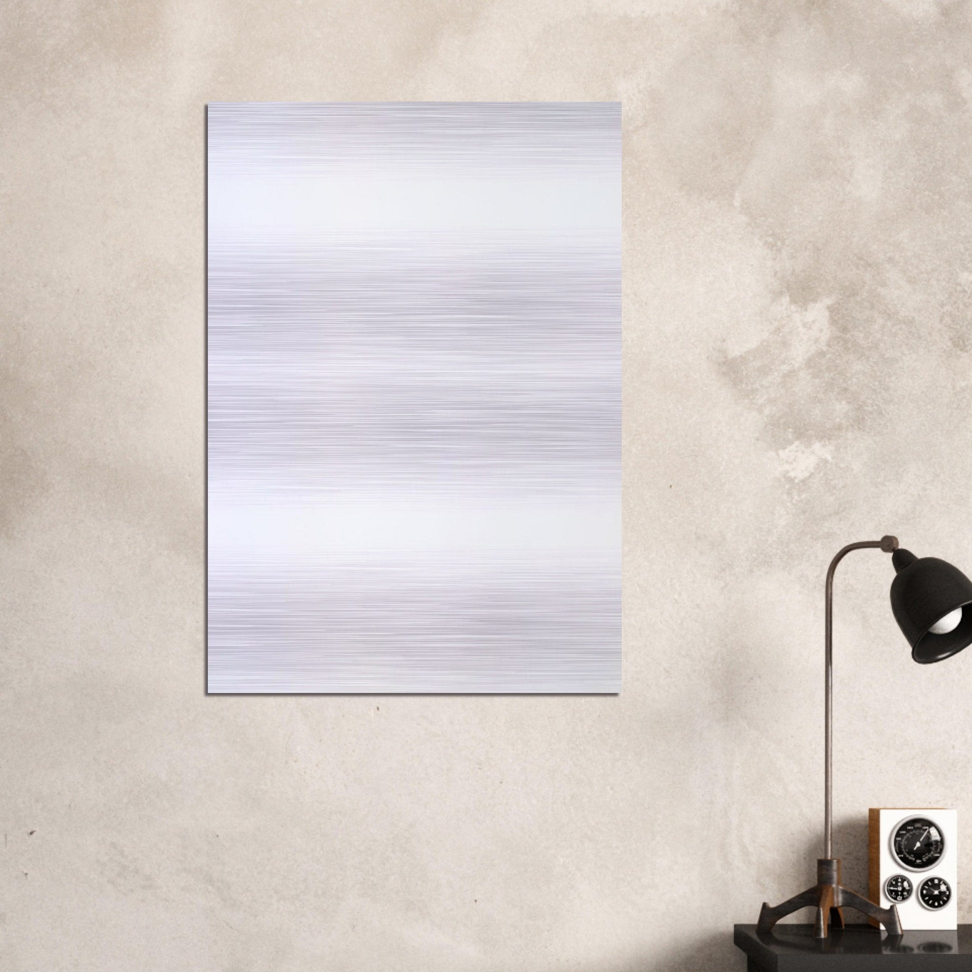 The Big N - Al Held Brushed Aluminum Print - 70x100 cm / 28x40 inches | Al Held Aluminum Print | Al Held Prints