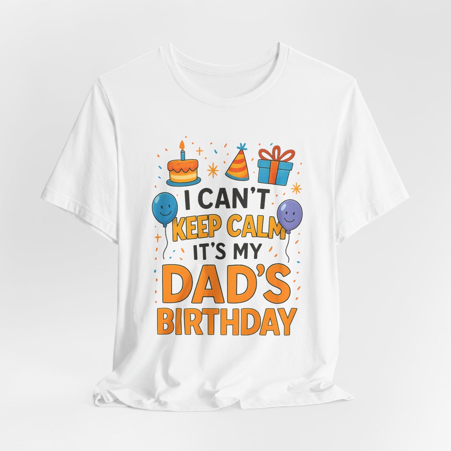 Geburtstagsgeschenk für Papa: Ich kann nicht ruhig bleiben, es ist Papas Geburtstag! Alles Gute zum Geburtstag, Papa!