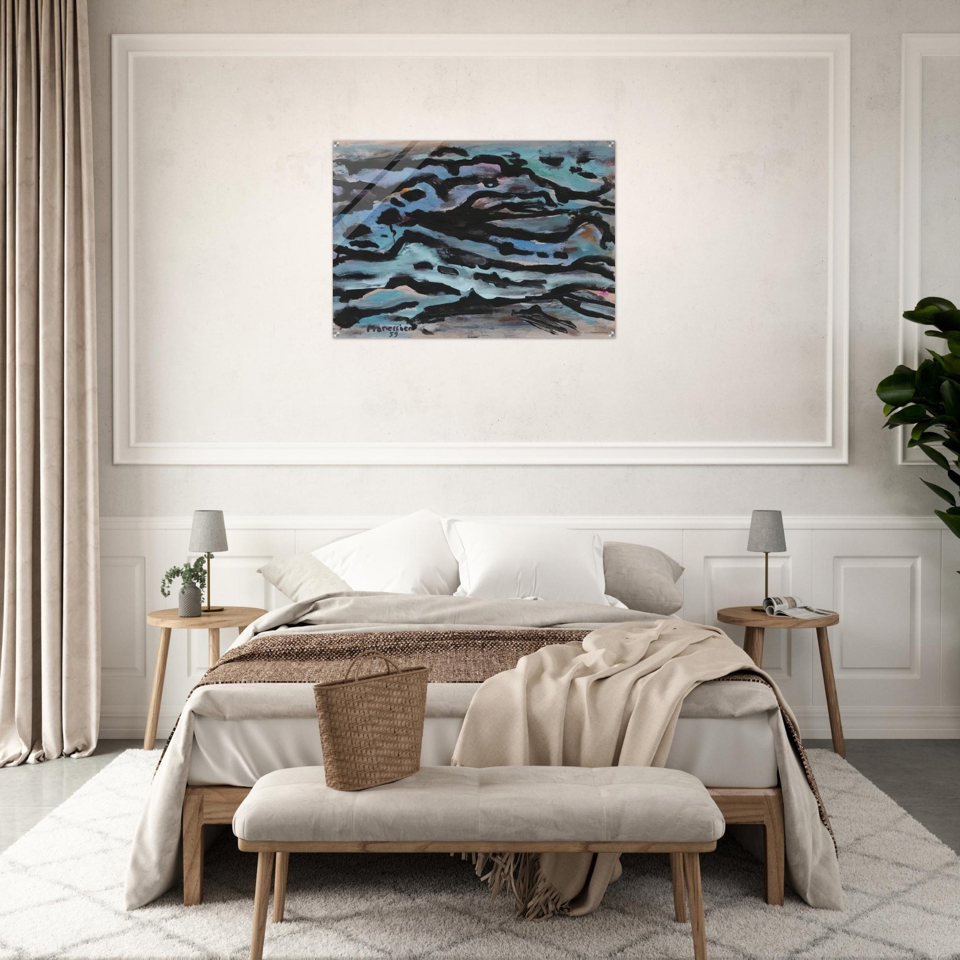 Composition - 1959 - Alfred Manessier Acrylic Print - 70x100 cm / 28x40″ inches