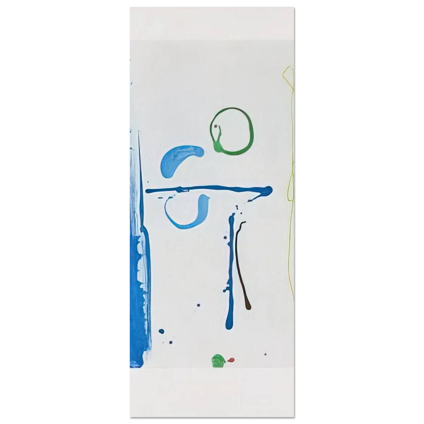 Helen Frankenthaler - Sunshine After Rain - 1987 Wall art - 45x60 cm / 18x24 inches - Premium Wooden Framed Poster With Fine Art Paper-canvas - Black frame