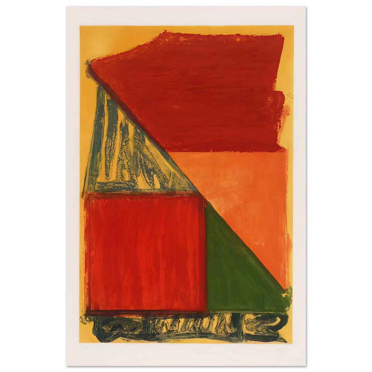 Dido - 1979 - John Hoyland Art Prints - 100x150 cm / 40x60″ inches | John Hoyland Poster | John Hoyland Prints