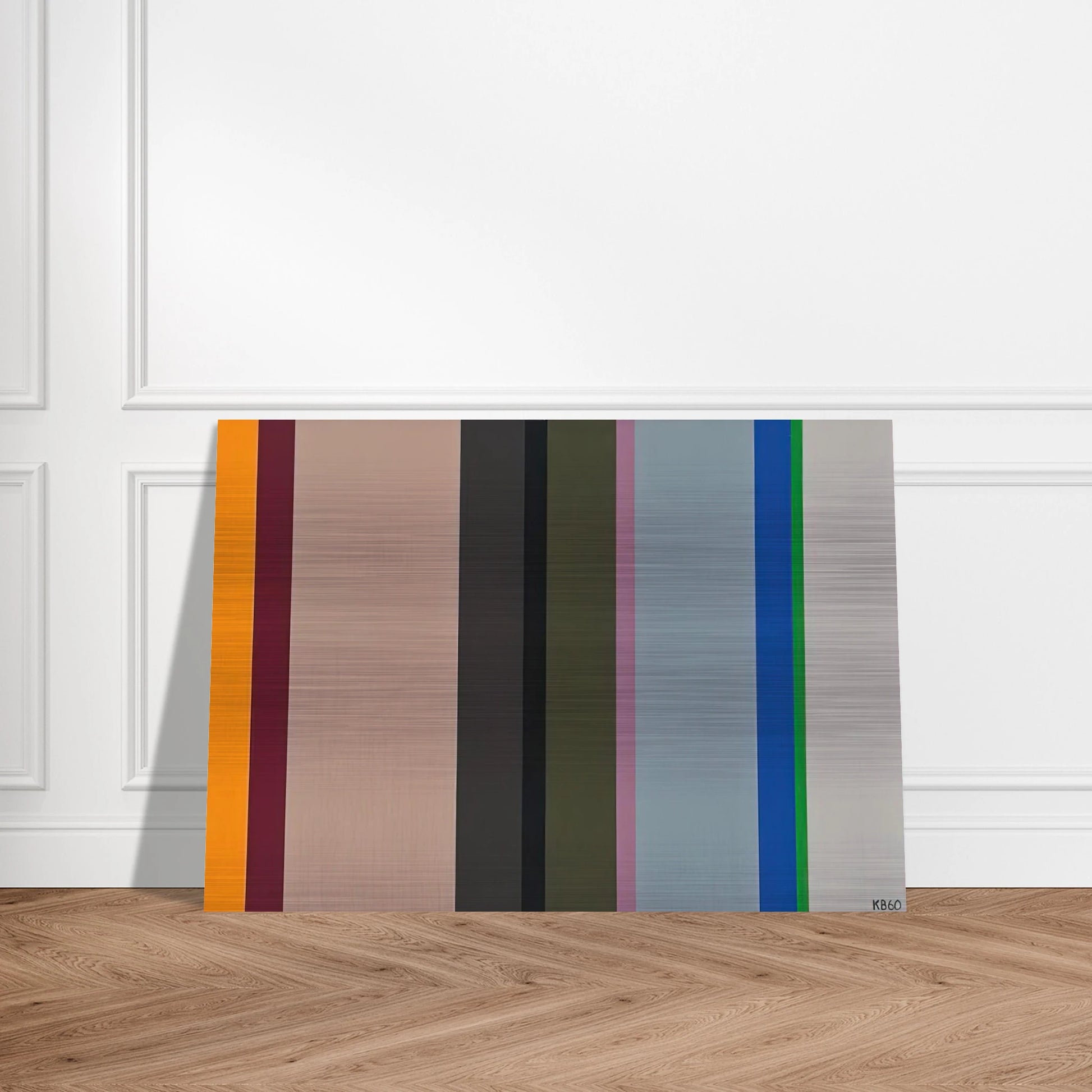 V.S. - 1960 - Karl Benjamin Brushed Aluminum Print - 70x100 cm / 28x40 inches | Karl Benjamin Aluminum Print | Karl Benjamin Prints