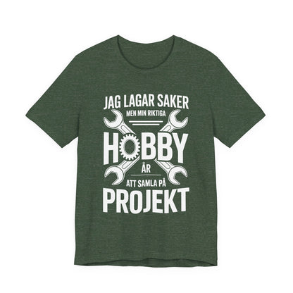 Hobby-Projekt-T-Shirt – Lustiges DIY-Shirt für Bastler, Geschenk für Heimwerker, Vatertag, Freizeitkleidung, Werkstattbekleidung