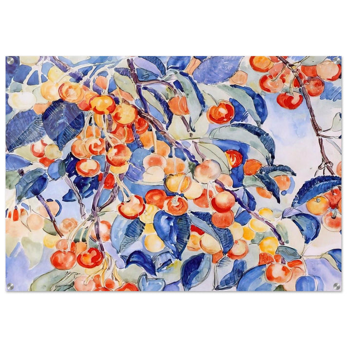 CHERRIES - Theo van Rysselberghe Acrylic Print - 70x100 cm / 28x40″ inches