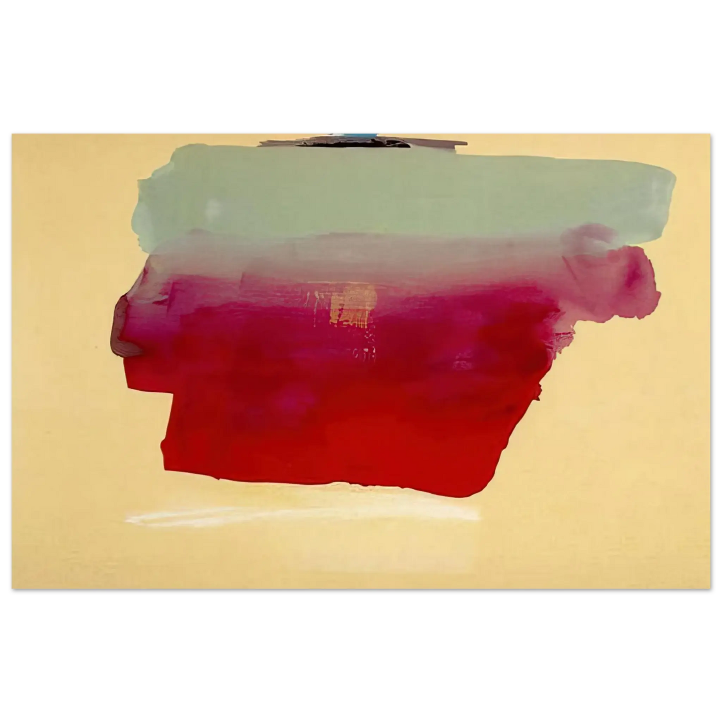 Helen Frankenthaler - Robinson s Wrap - 1974 Wall art - 15x20 cm / 6x8 Inches - Fine Art Poster - -