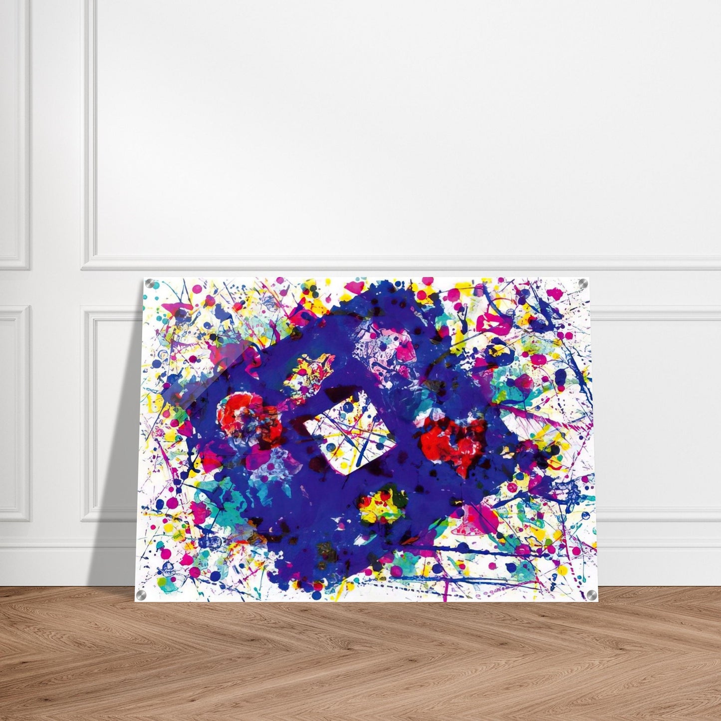 Untitled  SF 259  - Sam Francis Acrylic Print - 70x100 cm / 28x40″ inches
