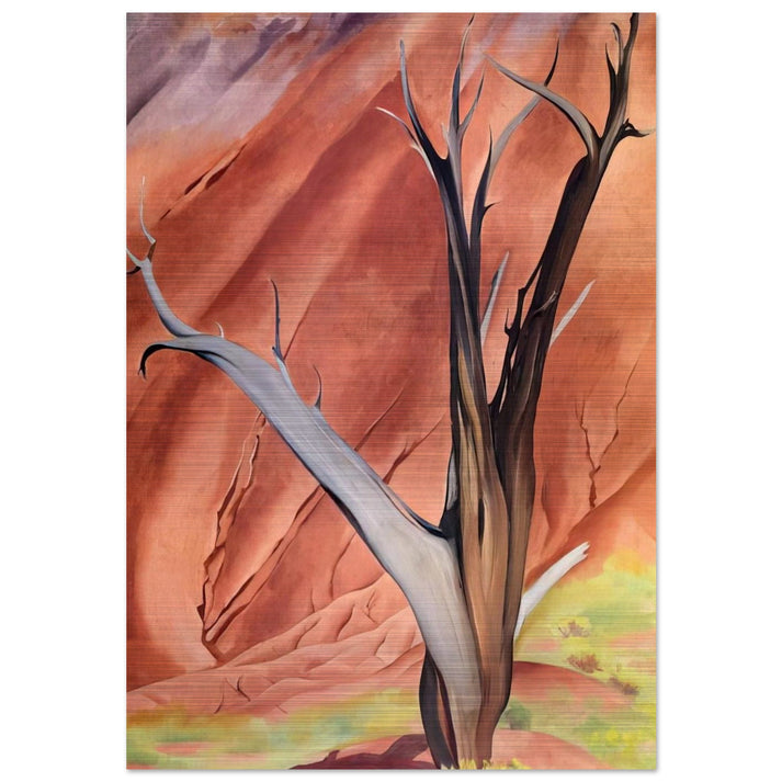 Gerald`s Tree - Georgia O'Keeffe Brushed Aluminum Print - 70x100 cm / 28x40 inches | Georgia O'Keeffe Aluminum Print | Georgia O'Keeffe Prints