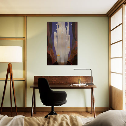 Fire Sounds - 1930 - Agnes Lawrence Pelton Brushed Aluminum Print - 70x100 cm / 28x40 inches | Agnes Lawrence Pelton Aluminum Print | Agnes Lawrence Pelton Prints