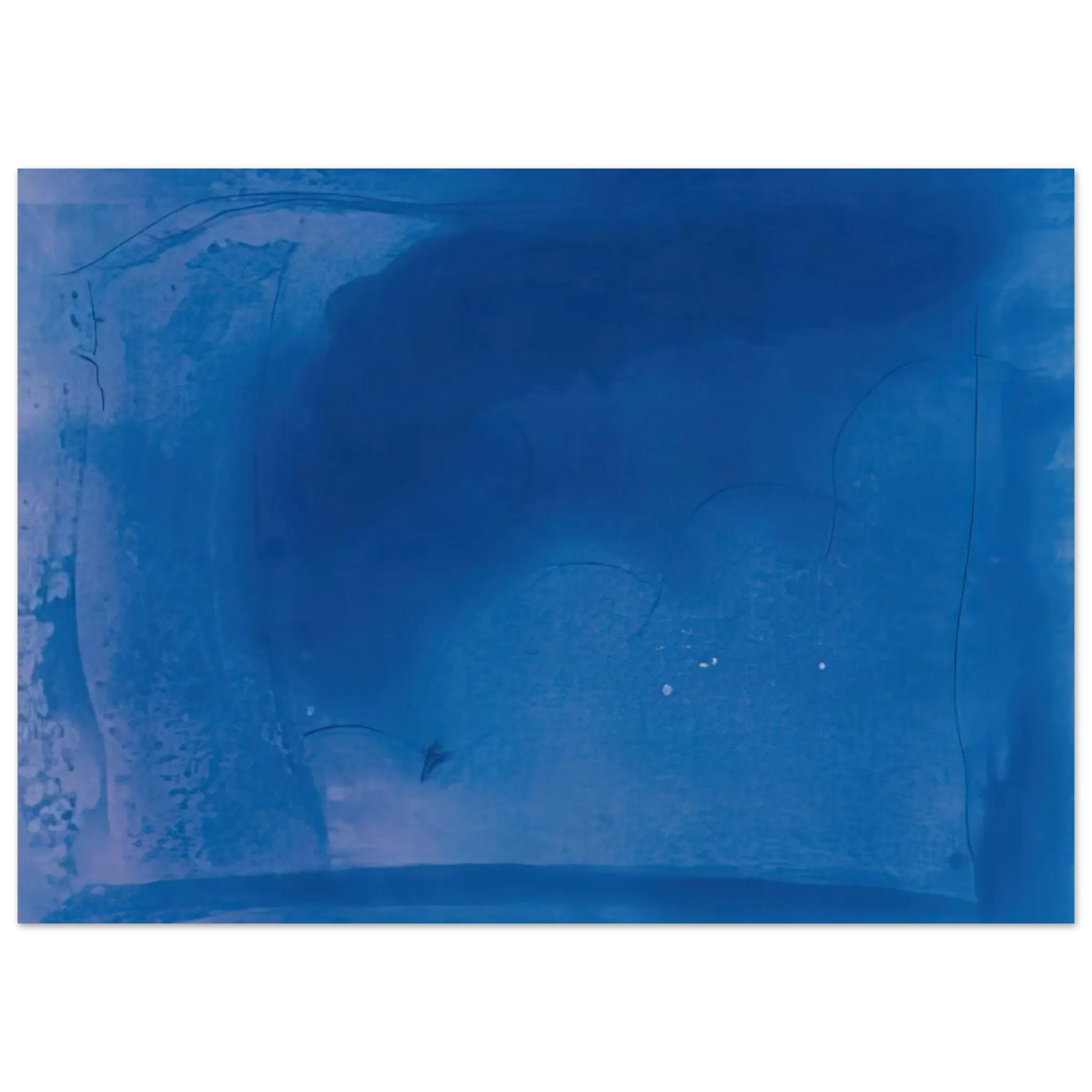 Helen Frankenthaler - Corot s Mark - 1987 Wall art - A3 (29.7 x 42  cm) - Premium Wooden Framed Poster With Fine Art Paper - White frame