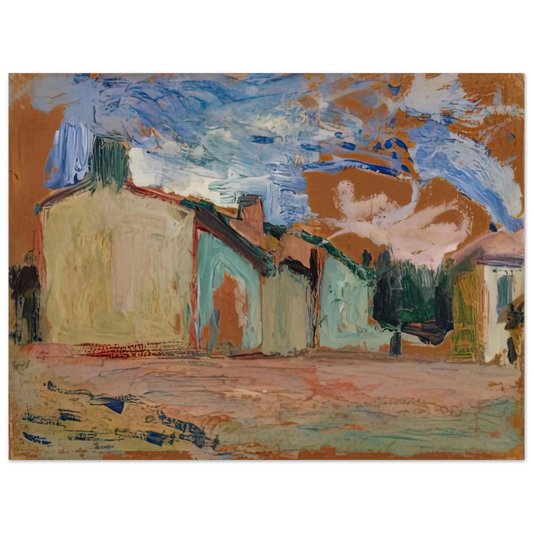 Henri Matisse - HOUSES FENOUILLET 1898  75x100 cm / 30x40inches Fine Art Poster
