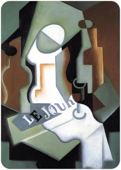 BOTTLE AND FRUIT DISH By Juan Gris Pack of 10 Post Cards | Juan Gris Post Cards | A6 (10.5 x 14.8 cm) - 4.1 x 5.8 inches