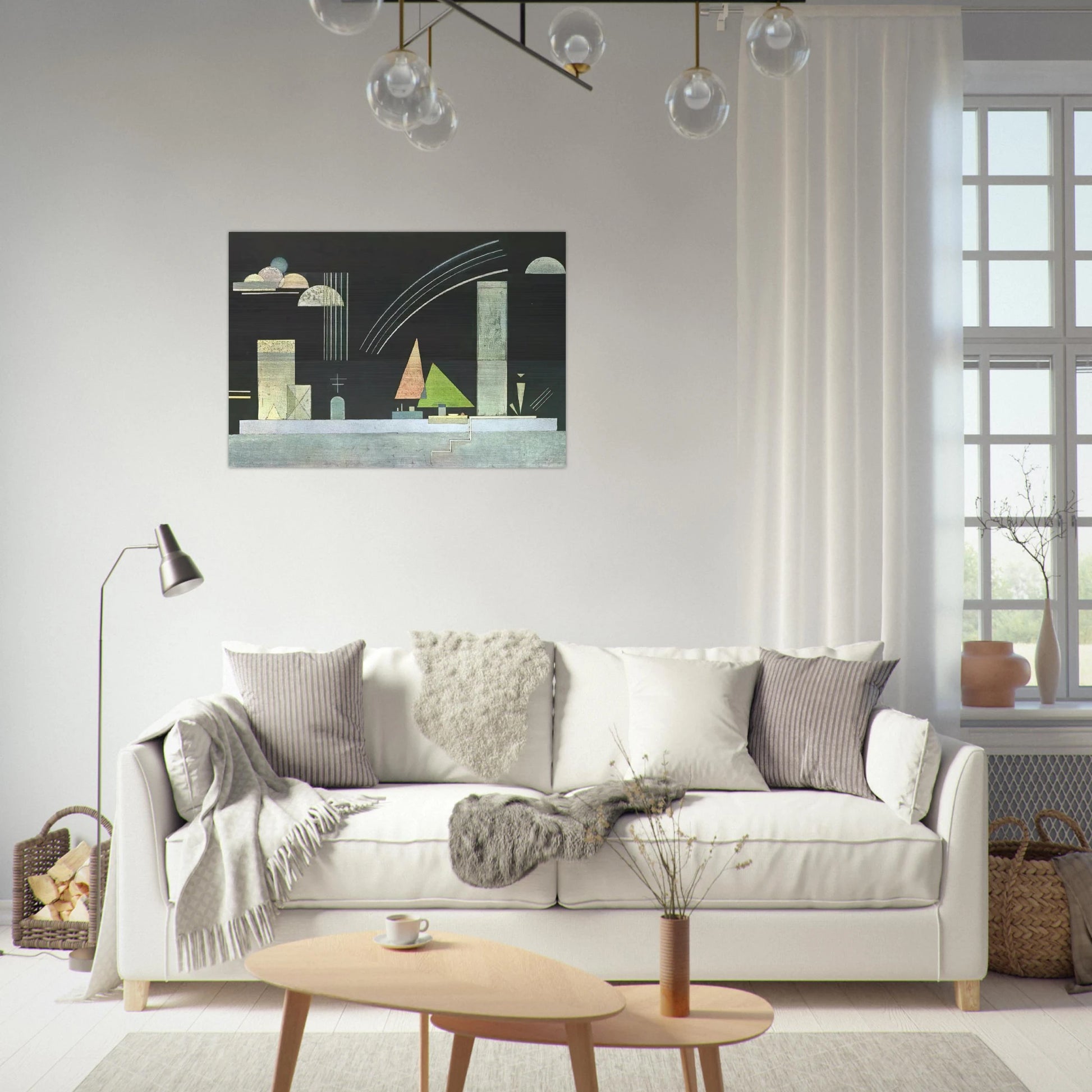 AT REST - Wassily Kandinsky Brushed Aluminum Print - 70x100 cm / 28x40 inches | Wassily Kandinsky Aluminum Print | Wassily Kandinsky Prints
