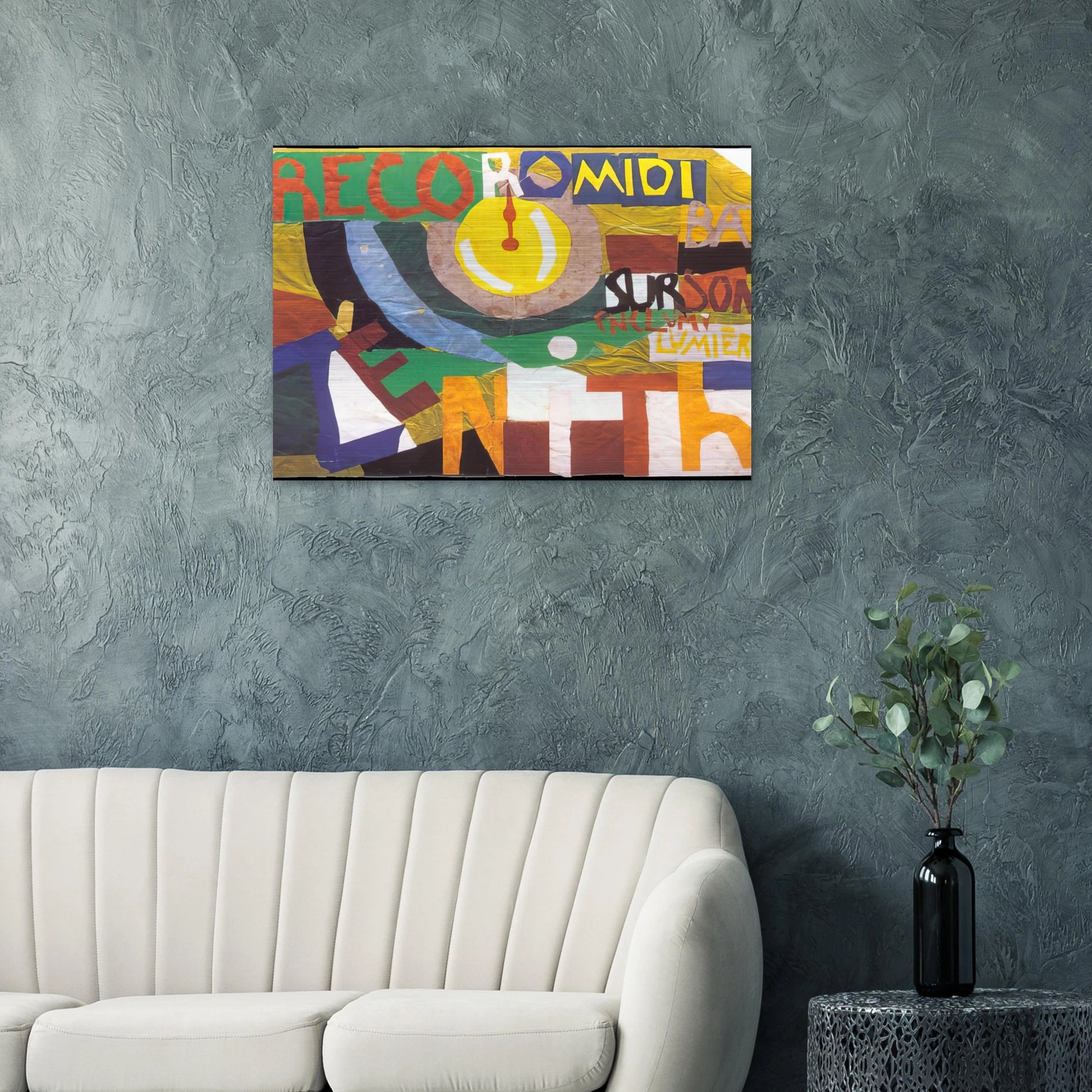 ZENITH - Sonia Delaunay Brushed Aluminum Print - 70x100 cm / 28x40 inches | Sonia Delaunay Aluminum Print | Sonia Delaunay Prints