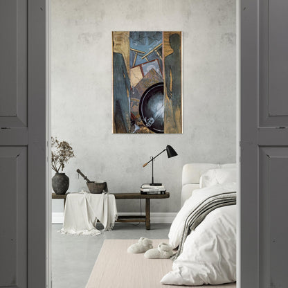 FALL - Jasper Johns Brushed Aluminum Print - 70x100 cm / 28x40 inches | Jasper Johns Aluminum Print | Jasper Johns Prints